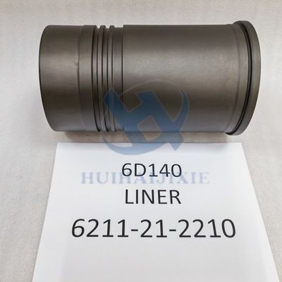 Запчасти экскаватора Силиндровый рукав 6211-21-2210 для двигателя Komatsu 6D140